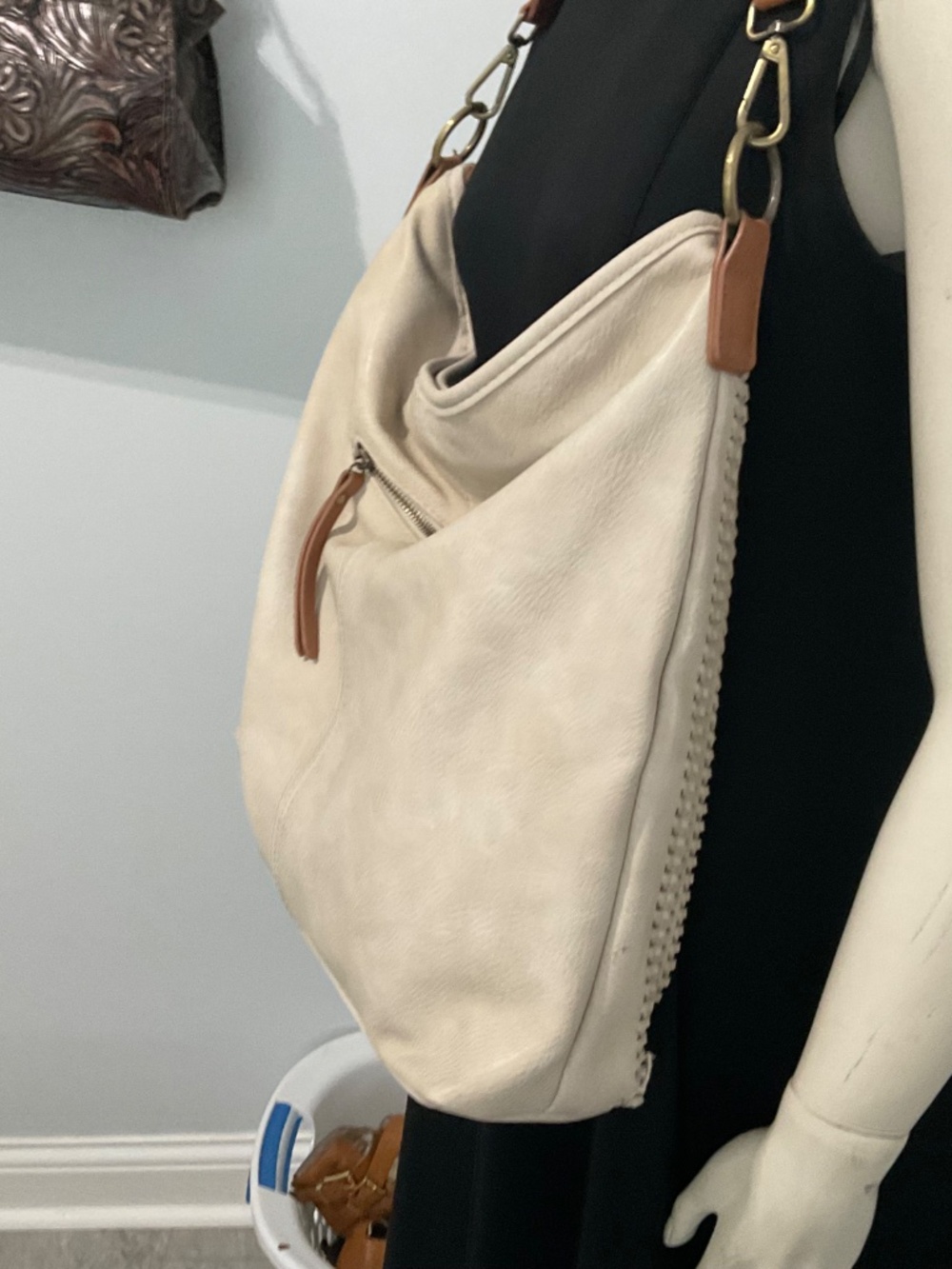 Large Antik Kraft purse,off white tote. - Picture 8 of 14